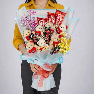 Sweet Surprise Teddy Bouquet
