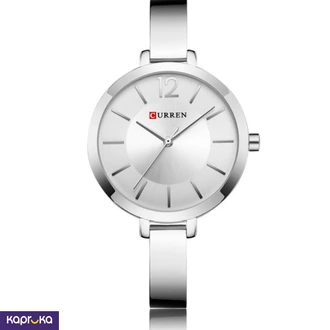 Curren Ladies Wrist Watch With Modern Silver Dial Stainless Stee