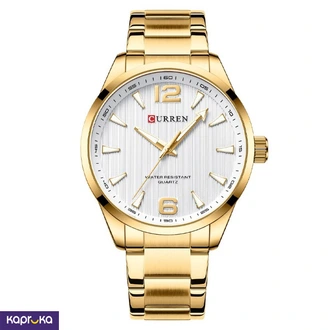 Curren Gents Wrist Watch With Stylish Black Dial Stainless Steel