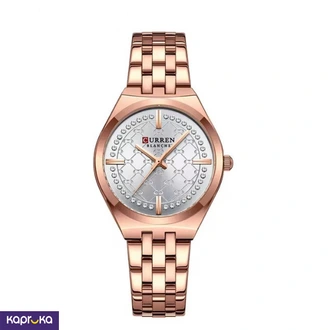 Curren Ladies Wrist Watch With Modern Silver Dial Stainless Stee