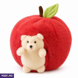 Cute Apple Bear Plush 30cm For Plush Lovers