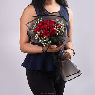Twelve Red Roses Angelia Bouquet