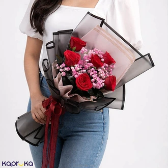 Sweet Love 6 Red Rose Bouquet