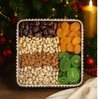 Ultimate Wellness Treasure Box With Nuts And Dried Fruits Gift H