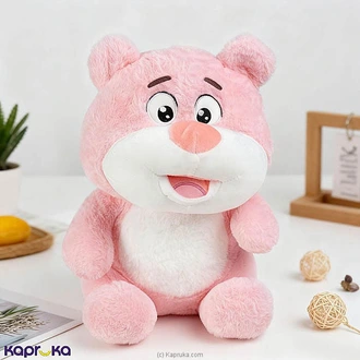 Cute Pink Bear Plush Soft Toy - 12 Inches
